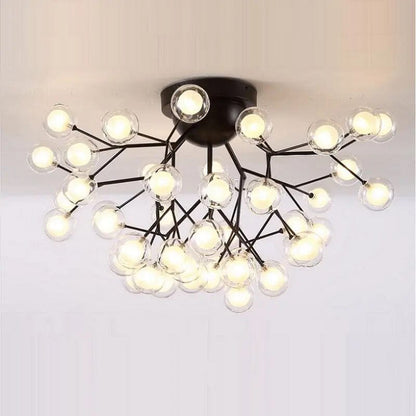 Elegant Glass Sphere Chandelier