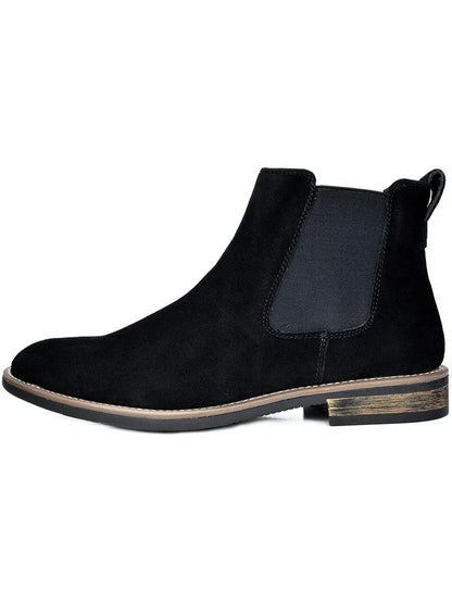 Suede Chelsea Boots Camel