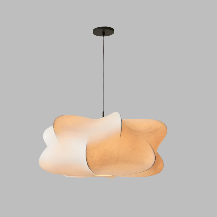 Elegant Natural Fiber Hanging Lamp