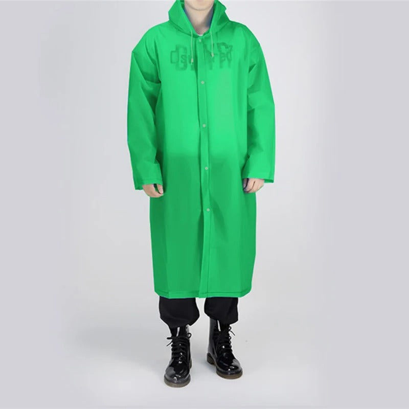 Waterproof Unisex Rain Jacket For Outdoor Use