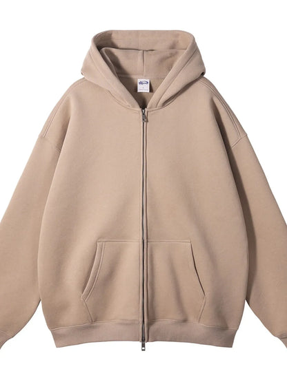 Warm Zip Up Fleece Hooded Jacket