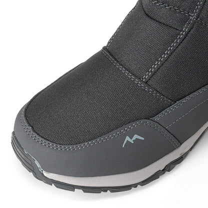 Women's winter boots with side zipper - waterproof, non-slip, durable snow boots with warm lining