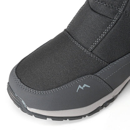 Women's winter boots with side zipper - waterproof, non-slip, durable snow boots with warm lining