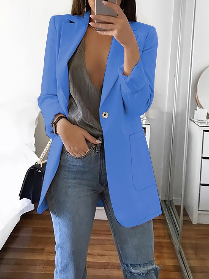 Classic Fit Women's Chic Office Blazer