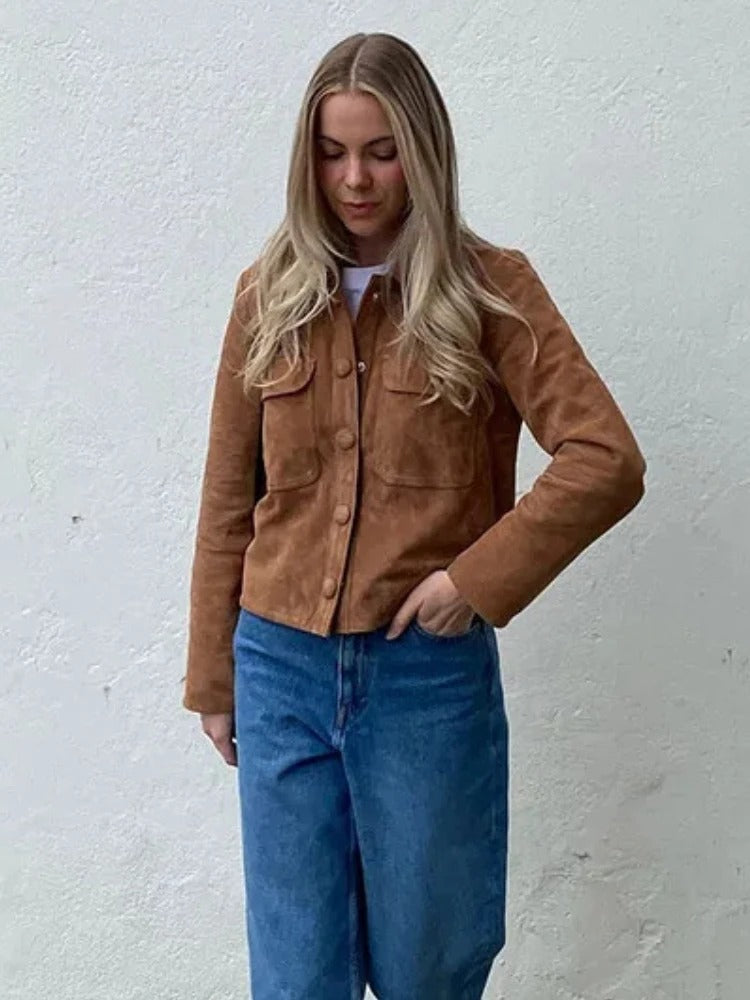 Classic Leather Biker Jacket - BritishElegance