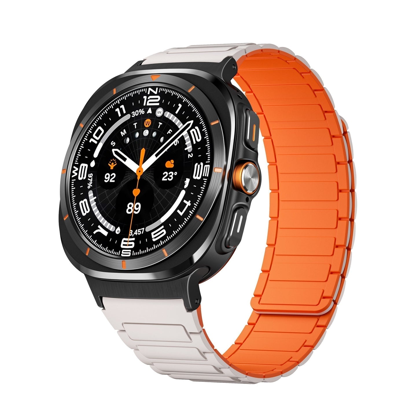 Flexible Magnetic Fitness Strap for Samsung Watch 7 Ultra