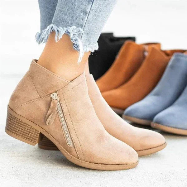 Leather Orthopedic Women's Boots: Candace