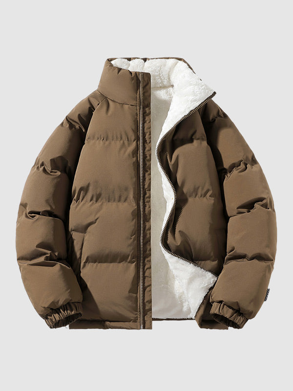 Men’s Oversized Fleece Lined Puffer Jacket