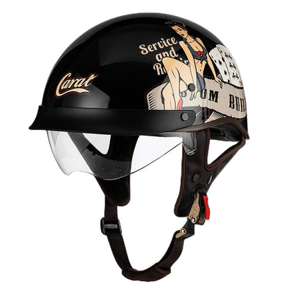 Lightweight Urban Half Face Helmet Quick Release