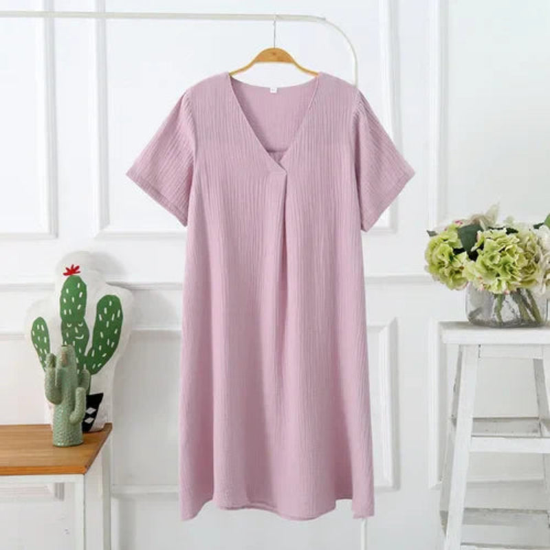 Women's Lightweight V-Neck Sundress for Summer - BritishElegance