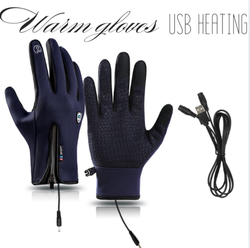 Outdoor Heated Gloves | Windproof & Waterproof – Plus Velvet Warmth