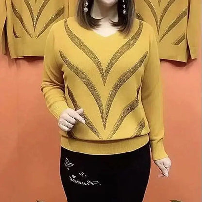Classic V-neck Winter Sweater - BritishElegance