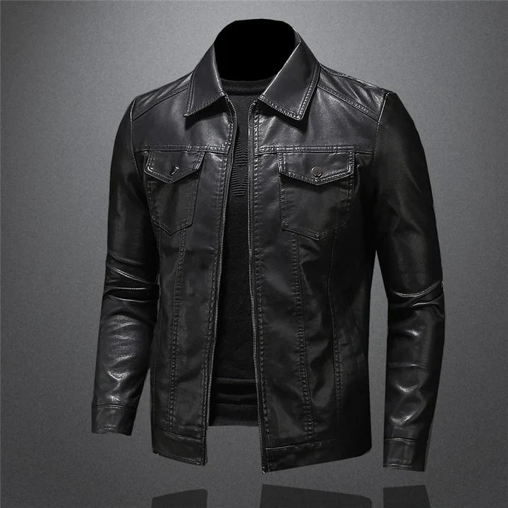 Men's Leather Jacket, Stylish Design