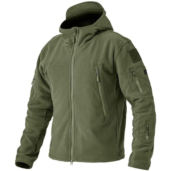Men's windproof fleece jacket for outdoor use