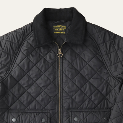 The Trouville Men’s Retro Quilted Winter  Bomber Jacket
