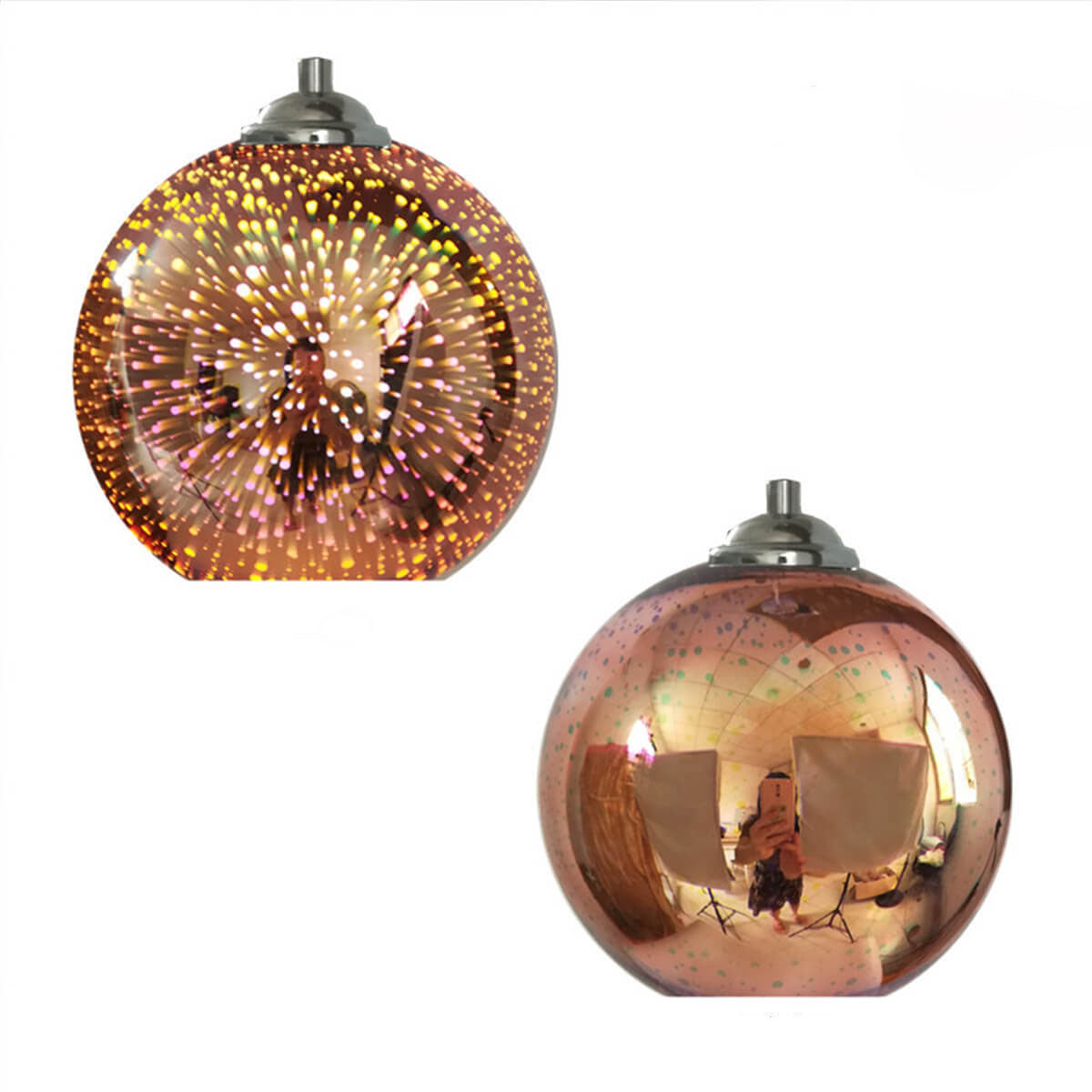 Colorful Glass Pendant Light Fixture