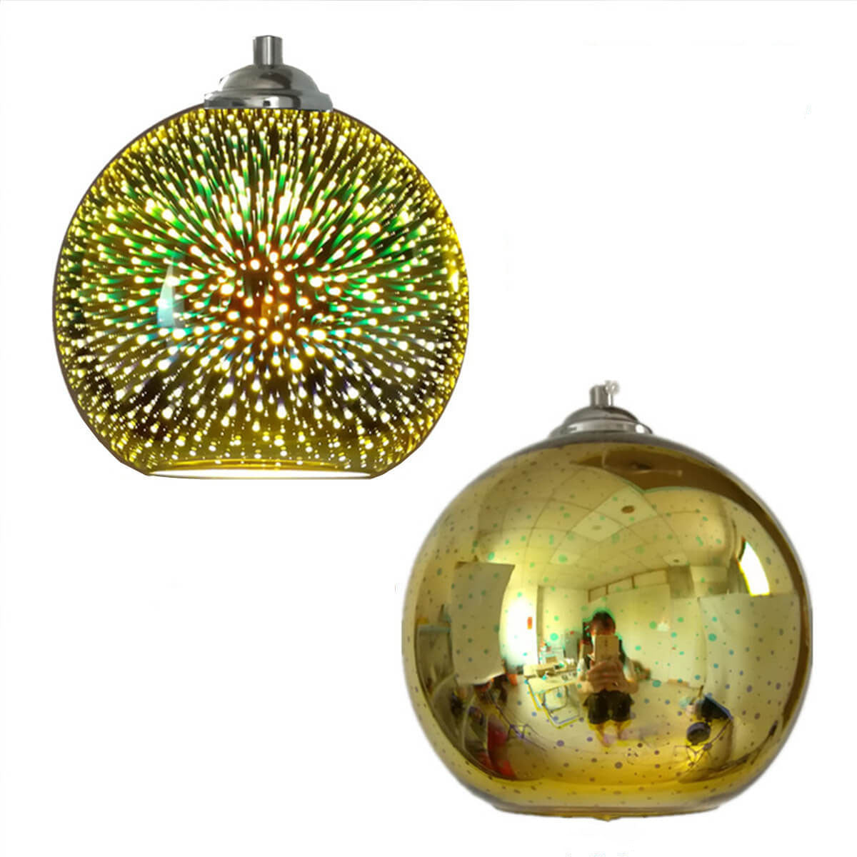 Colorful Glass Pendant Light Fixture