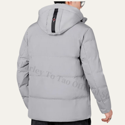 The Stirling Men’s Men’s Thick Warm Hooded Puffer Jacket