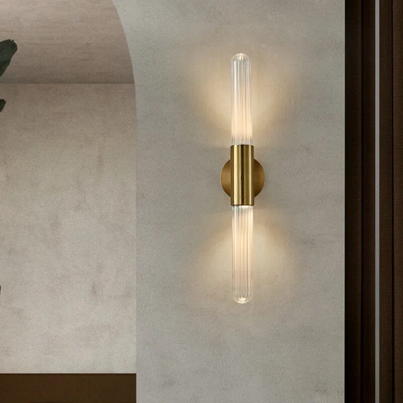 Sleek Glass Floor Lamp Modern Home Decor