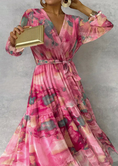 Seravie – Lightweight Summer Floral Wrap Dress