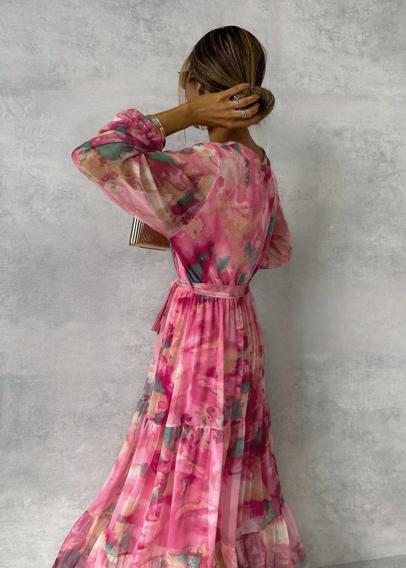 Seravie – Lightweight Summer Floral Wrap Dress