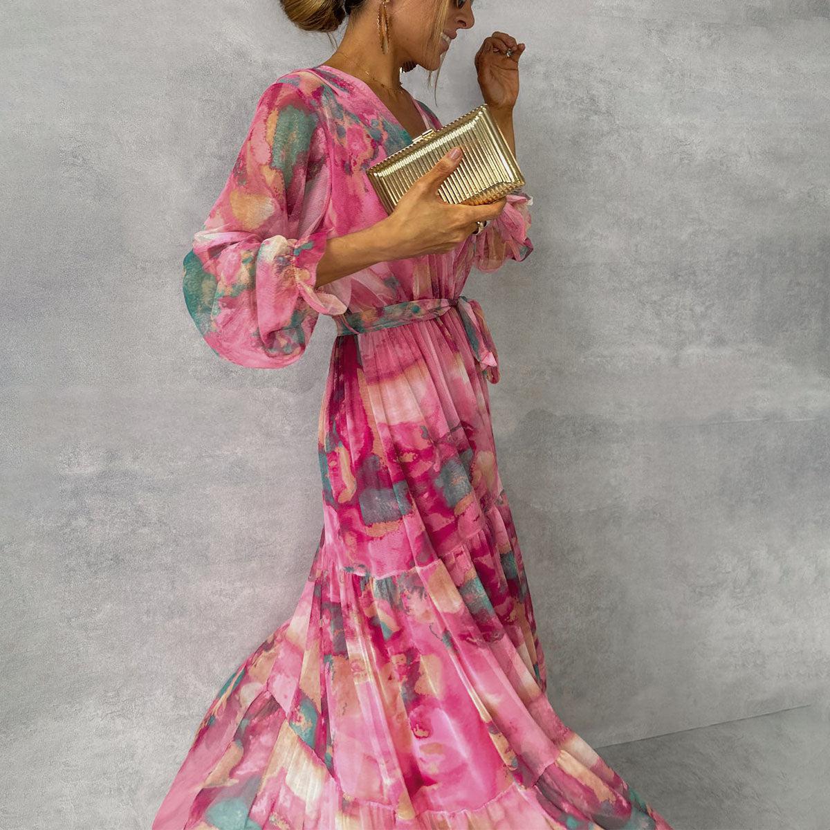 Seravie – Lightweight Summer Floral Wrap Dress
