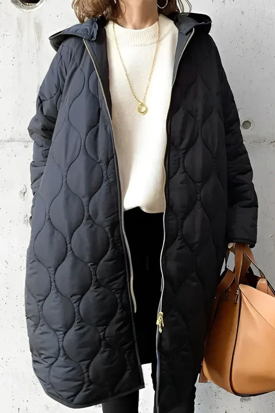Women's Padded Water Resistant Parka Coat