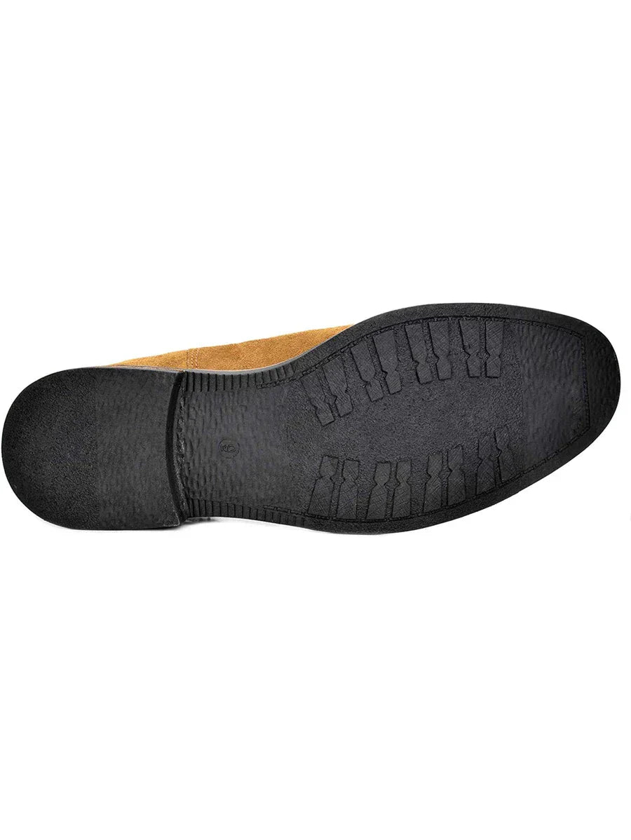 Men’s Rugged Casual Chelsea Boots with Thick Sole