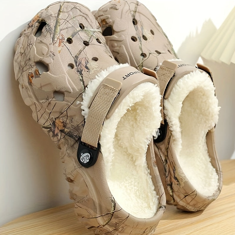 Men’s Winter Lined Crocs - Cozy Indoor House Shoes