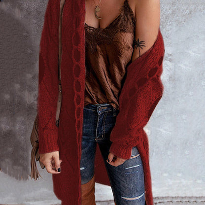 Soft Women's Cashmere Open Cardigan