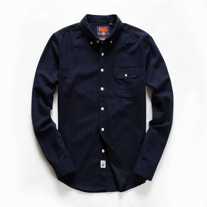 Classic Fit Shirt with Pocket - BritishElegance