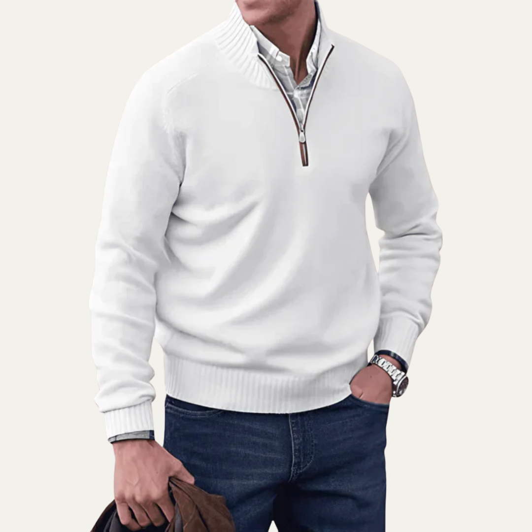 Men’s Quilted Zip-Up Utility Jacket