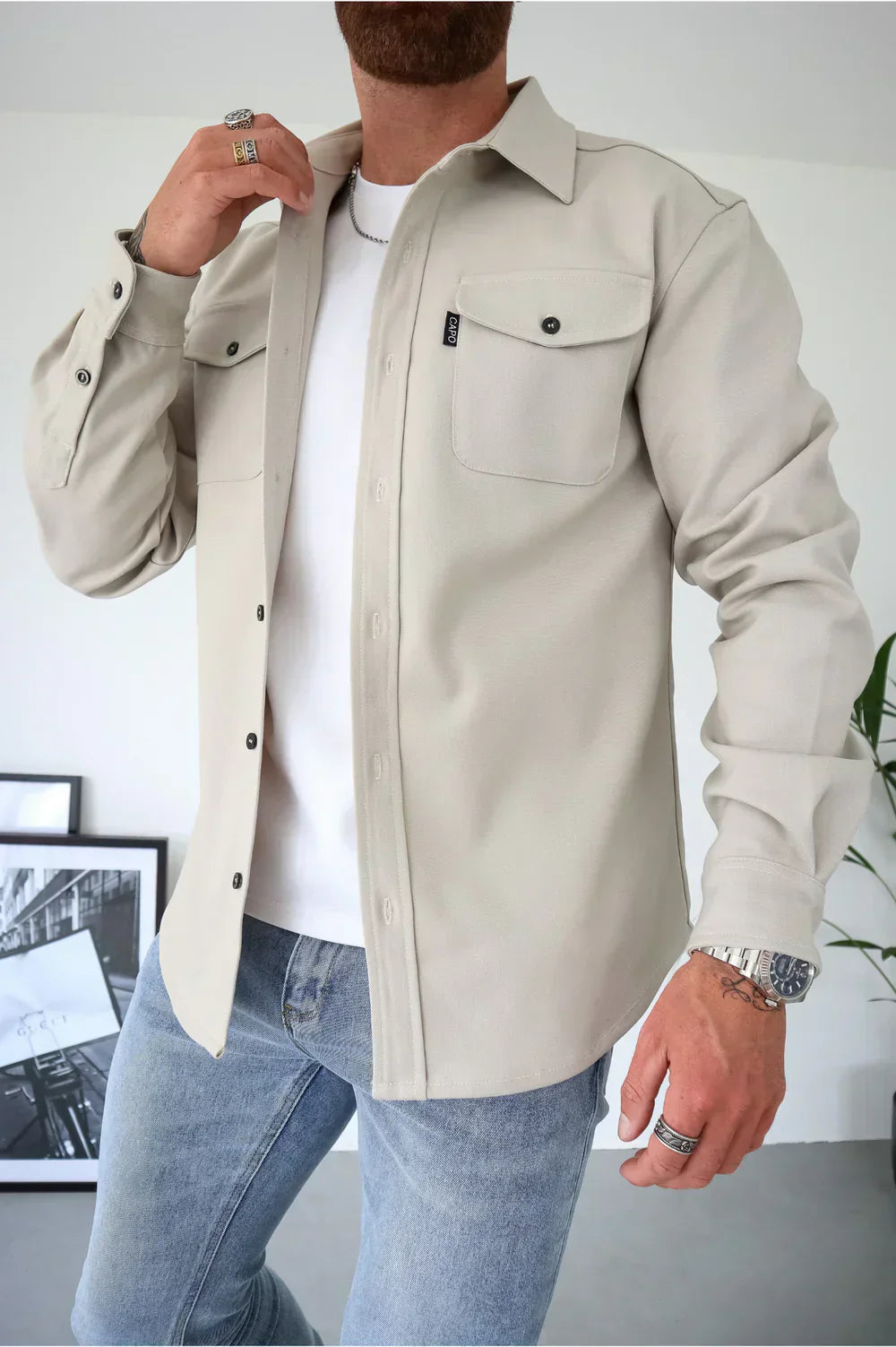 Elijah | Trendy Relaxed Fit Shirt