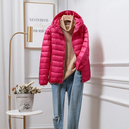 Warm Women's Hooded Puffer Coat