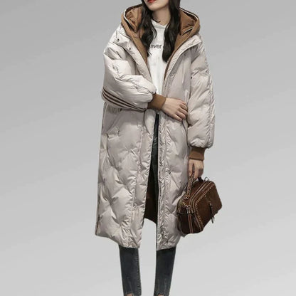 Iris | Long Quilted Wintercoat for Women