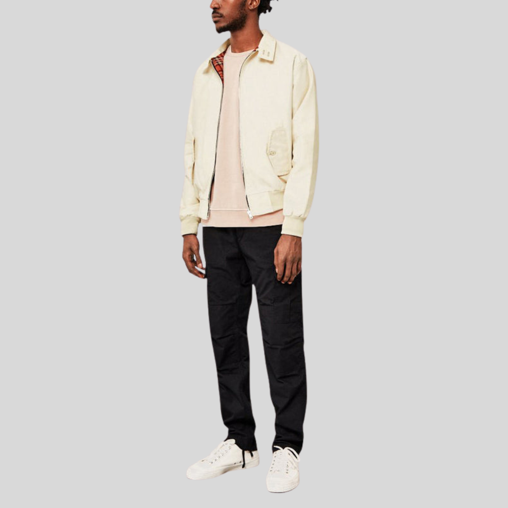 Men’s Classic Zip Front Harrington Jacket