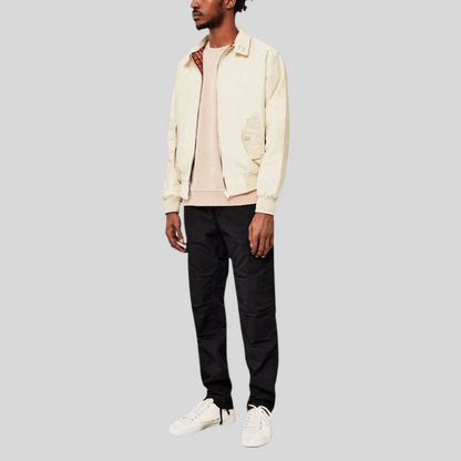 Men’s Classic Zip Front Harrington Jacket