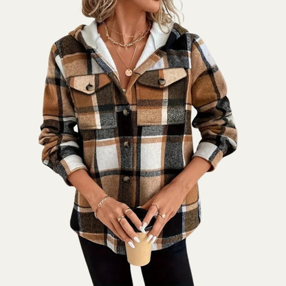 Women’s Cozy Plaid Shacket