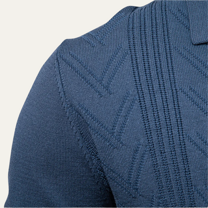 The Scarborough Men's Knit Casual Polo Jumper