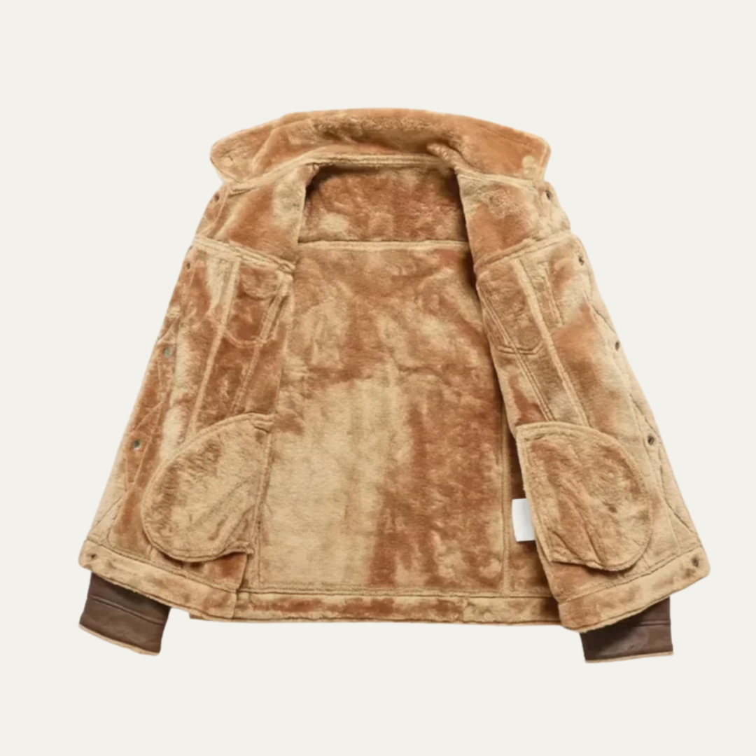 Men’s Shearling Lined Trucker Jacket