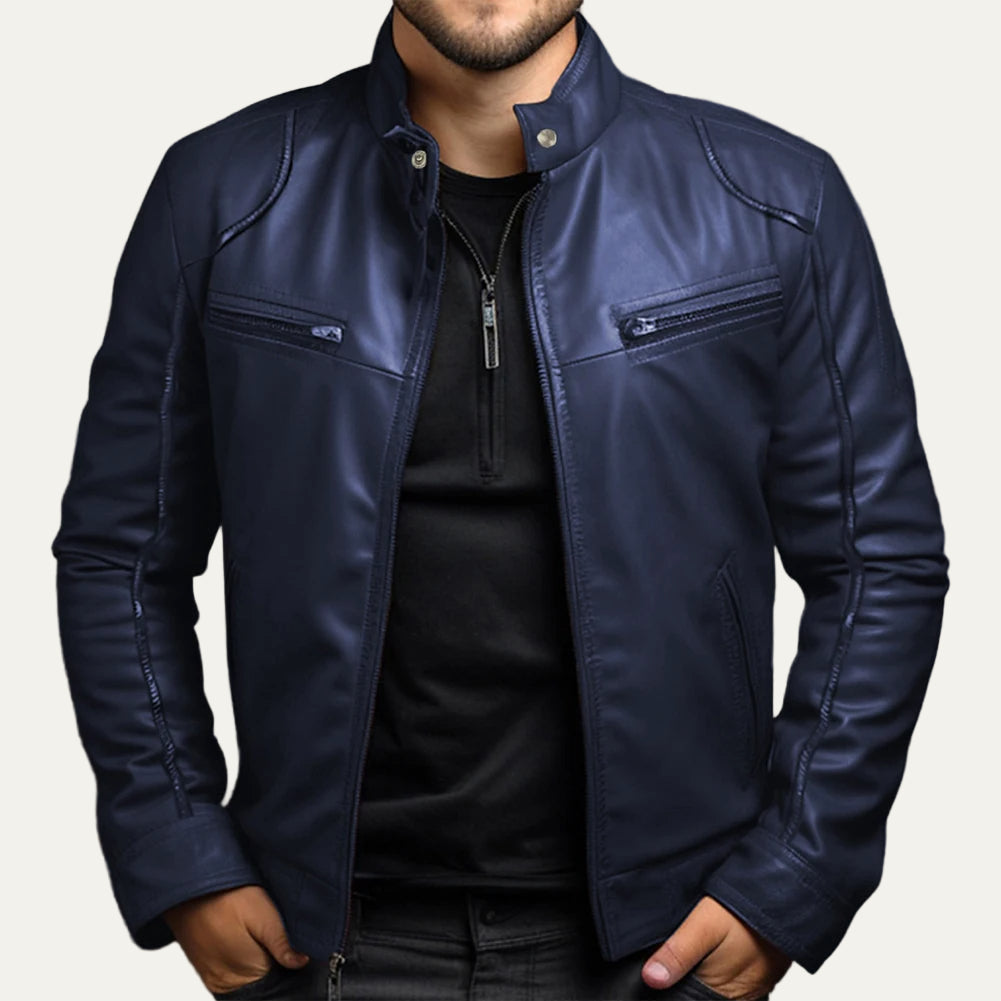 Men’s Classic Racer Leather Jacket