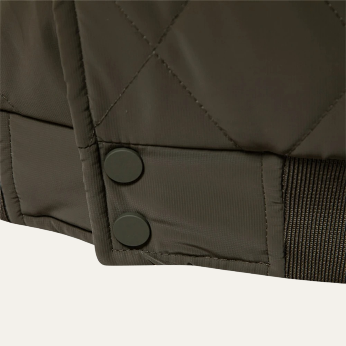 The Ryde Men’s Casual Patchwork Winter Quilted Bomber Jacket