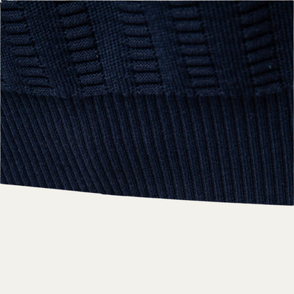 The Cotswold Men’s Half Zip Knit Winter Jumper