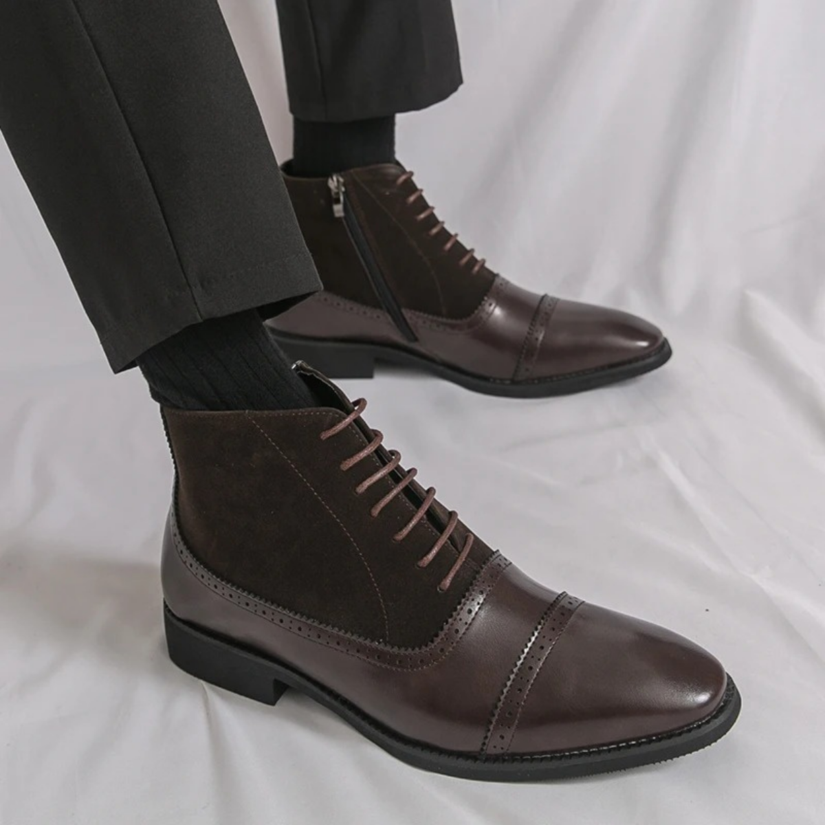 The Thistlewood Men’s Elegant Formal Chelsea Leather Boots