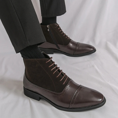 The Thistlewood Men’s Elegant Formal Chelsea Leather Boots