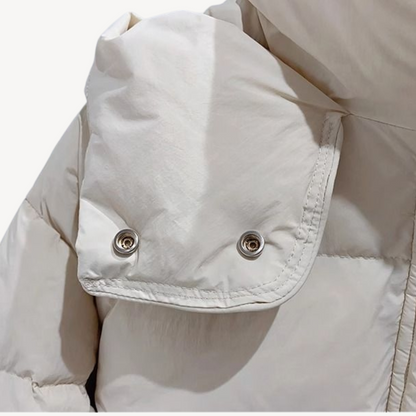 Puffer Jacket with Hood for Women