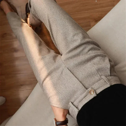 Men's Comfortable Fit Slim Trousers