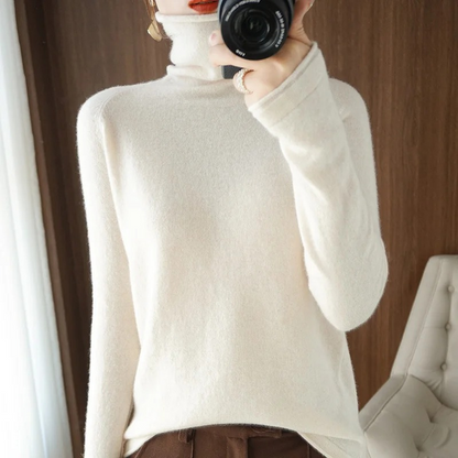 Warm Crew Neck Sweater for Women