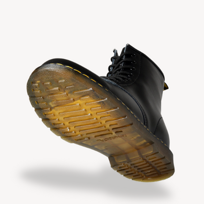 Unisex's Leather Combat Boots - Durable Lace-Up Ankle Shoes