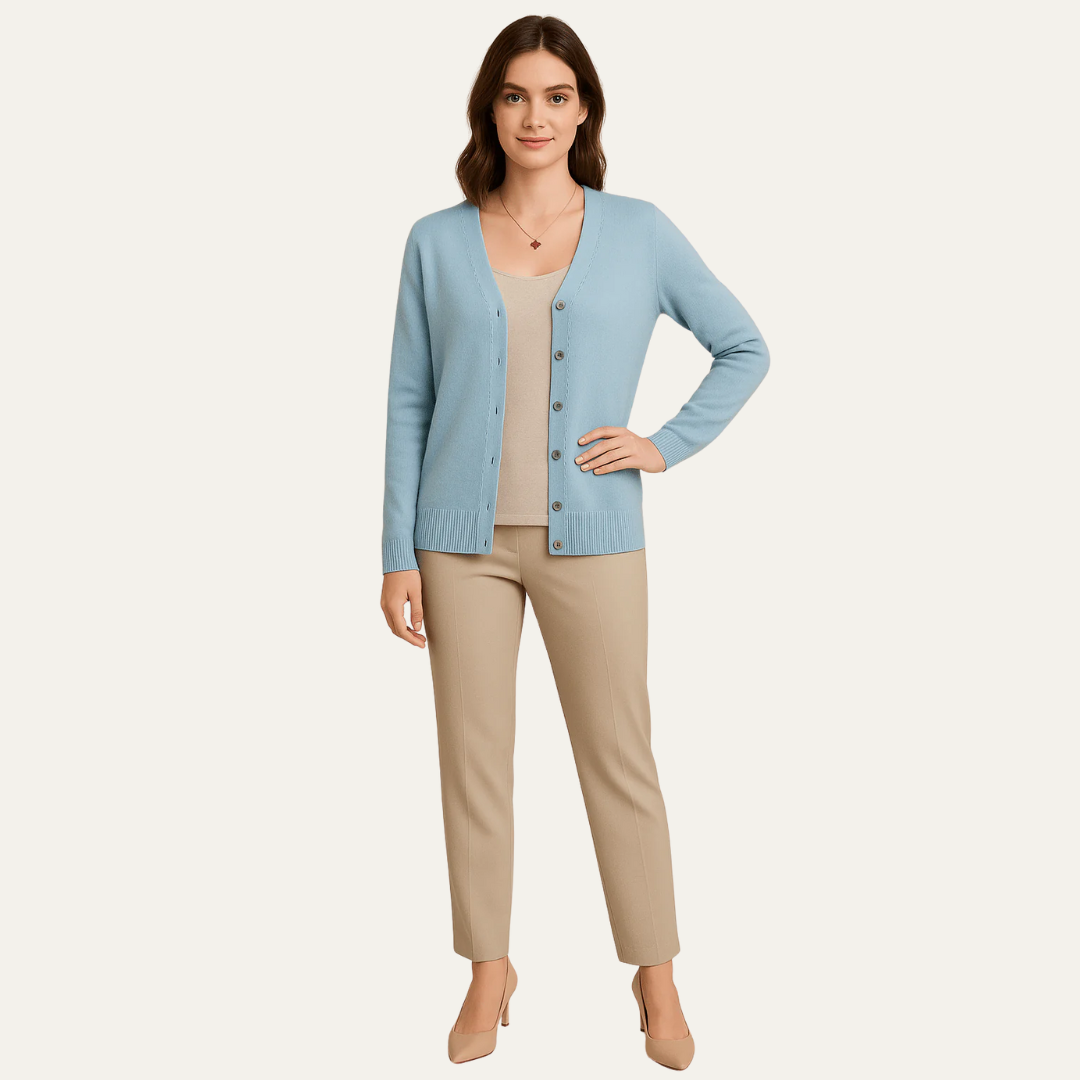 Women’s Classic Button-Front Cardigan
